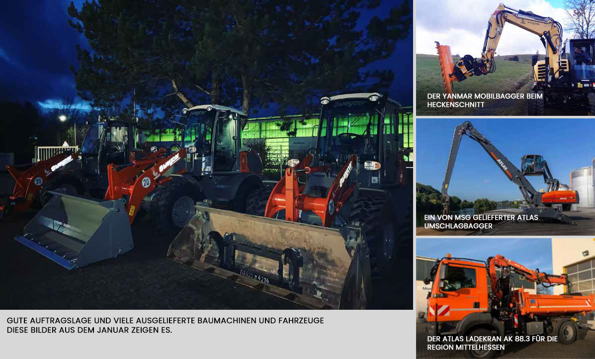 Gute Auftragslage Maschinen Service Gruppe